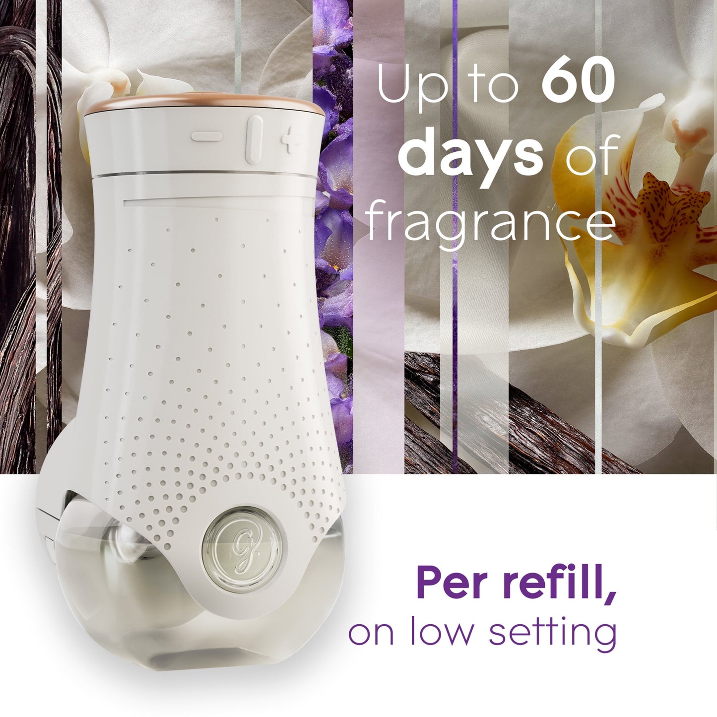 Glade PlugIns Refill 5 ct, Lavender & Vanilla, 3.35 FL. oz. Total, Scented Oil Air Freshener Infused with Essential Oils