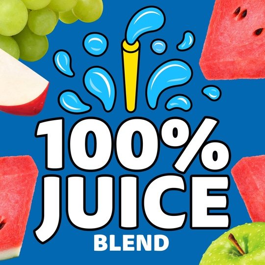 Capri Sun 100% Juice Watermelon Juice Box Pouches, 10 ct Box, 6 fl oz Pouches