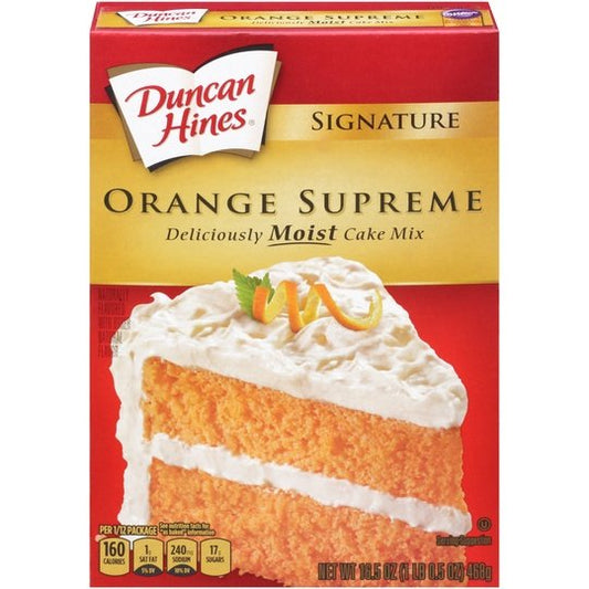 Duncan Hines Moist Deluxe Orange Supreme Cake Mix 18.25 oz