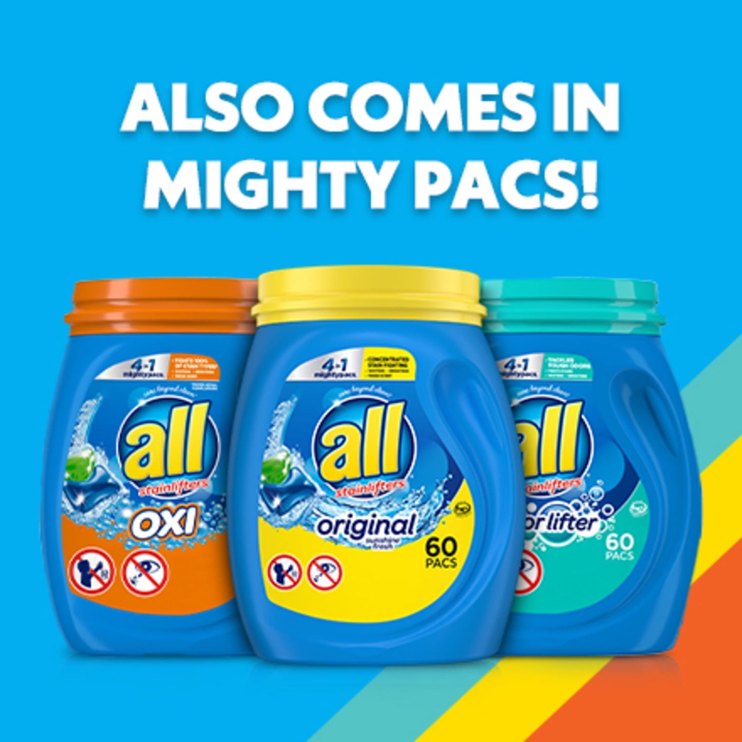 all Liquid Laundry Detergent, 4 in 1 with Stainlifters, Sunshine Fresh, 40 Ounces, 26 Wash Loads