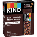 KIND Gluten Free Dark Chocolate Mocha Almond Snack Bars, 1.4 oz, 6 Count