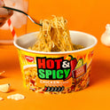 Nissin Hot & Spicy Chicken Flavor Ramen Noodle Soup 3.32 oz