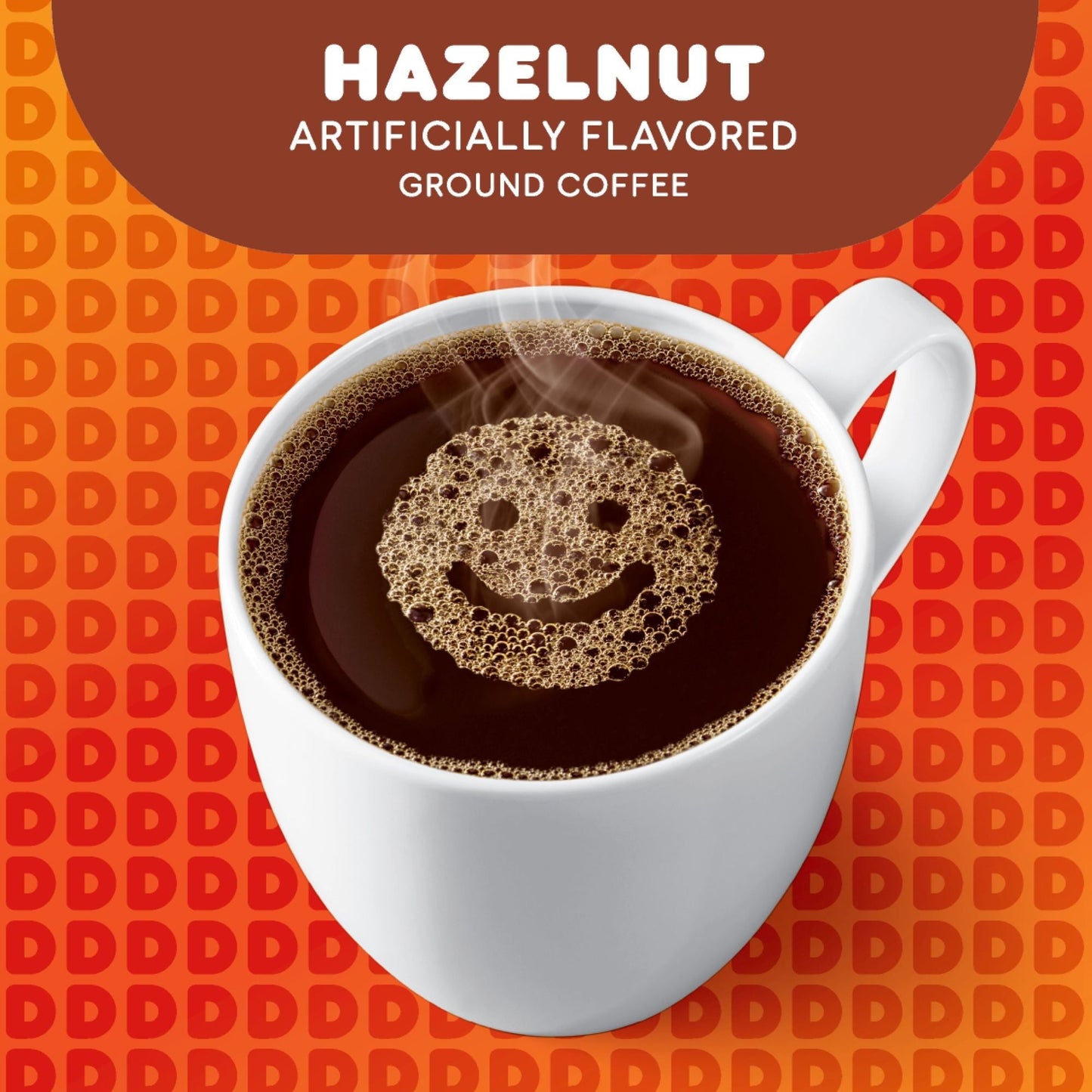 Dunkin' Hazelnut Flavored Ground Coffee, 12-Ounce (Packaging May Vary)