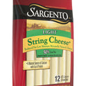 Sargento® Reduced Fat Low Moisture Part-Skim Mozzarella Natural Cheese Light String Cheese Snacks, 12-Count