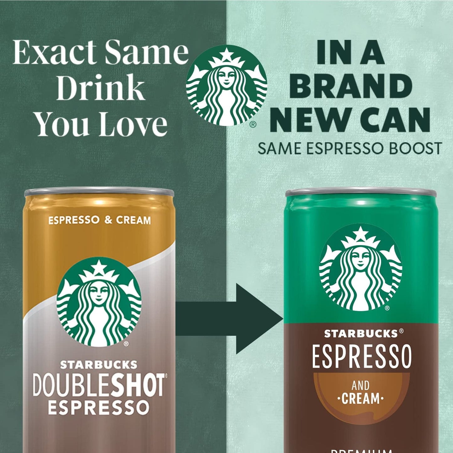 Starbucks Espresso & Cream Premium Espresso Beverage, 6.5 fl oz, 4 count