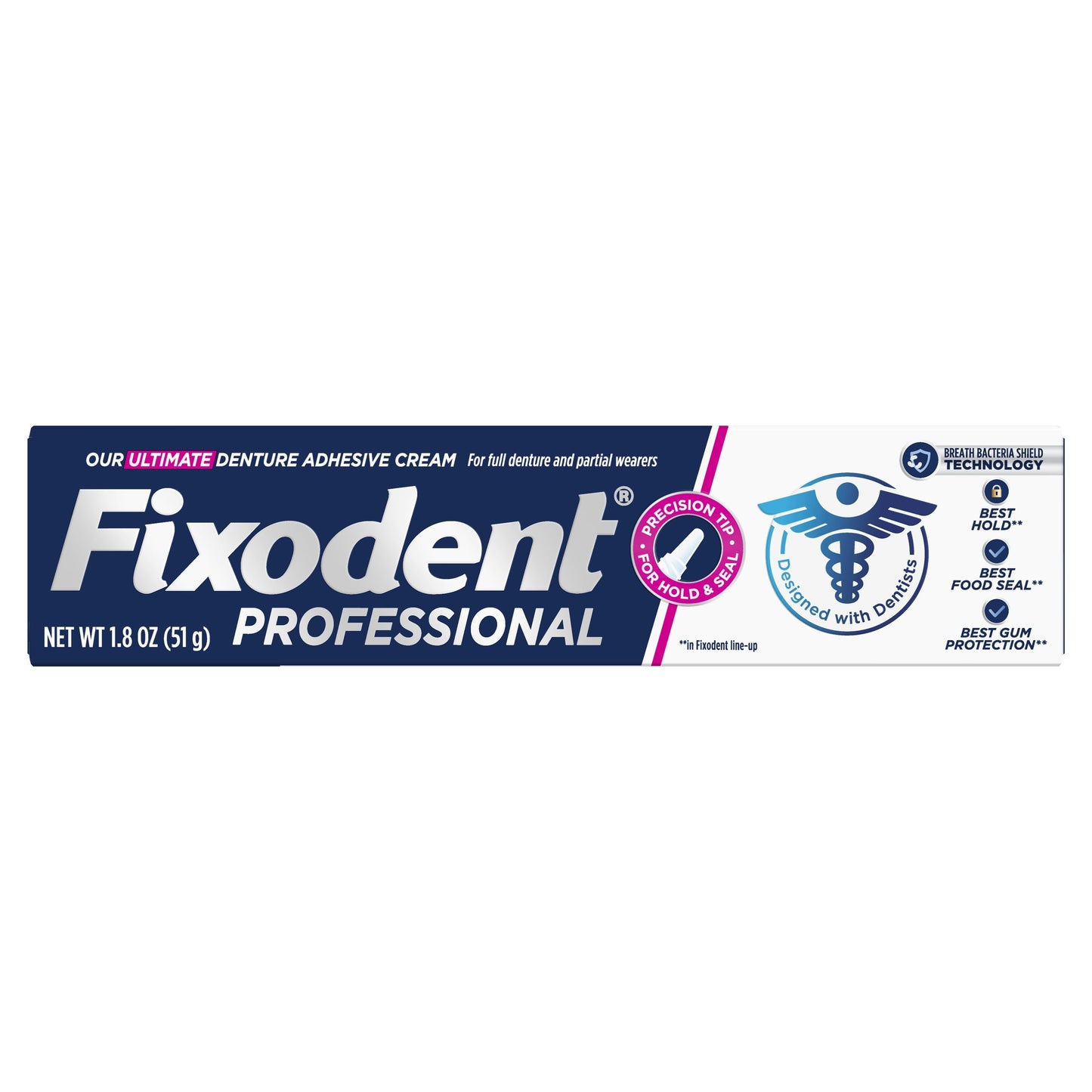 Fixodent Professional Ultimate Denture Adhesive Cream, 1.8 oz