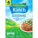 Hidden Valley Gluten Free, Keto-Friendly Original Ranch Salad Dressing & Seasoning Mix, 4 Packets