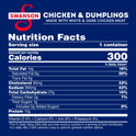 Swanson Canned Chicken and Dumplings with White and Dark Chicken Meat, 10.5 oz Can