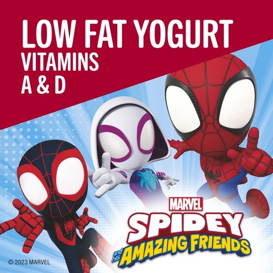 Yoplait Low Fat Kids Yogurt, Super Hero Variety Pack, 8 Cups
