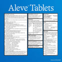 Aleve Tablets Easy Open Arthritis Cap Naproxen Sodium Pain Reliever, 200 Count