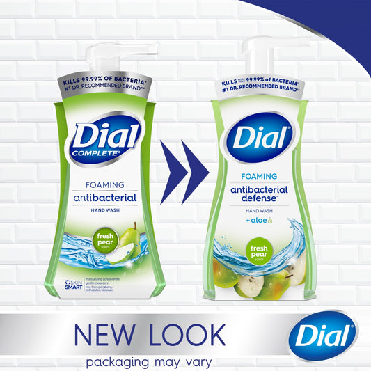 Dial Antibacterial Foaming Hand Wash, Fresh Pear, 7.5 fl oz