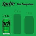 Sprite Zero Sugar Lemon Lime Mini Soda Pop Soft Drink, 7.5 fl oz, 6 Pack Cans
