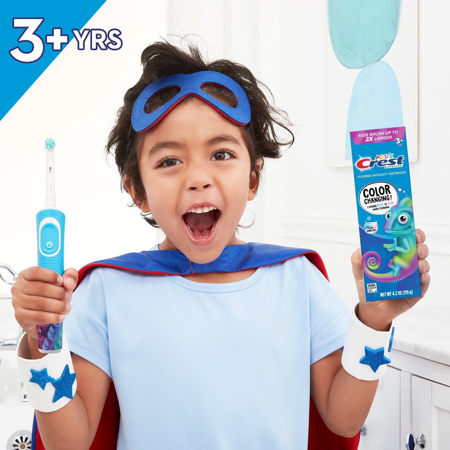 Crest Advanced Kid's Fluoride Toothpaste, Bubblegum Flavor, 4.2 oz