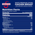 Swanson White Premium Chunk Canned Chicken Breast in Water, Fully Cooked Chicken, 12.5 oz Can