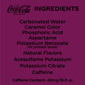 Cherry Coke Zero Sugar, Cherry Flavored Coca-Cola Diet Soda Soft Drink, 16.9 fl oz, 6 Pack
