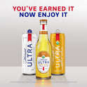 Michelob Ultra Pure Gold Organic Light Lager, 12 Pack Beer, 12 fl oz Bottles, 3.8 % ABV, Domestic