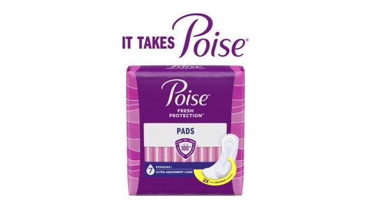 Poise Incontinence Pads for Women, 7 Drop, Ultra Absorbency, Long, 39Ct