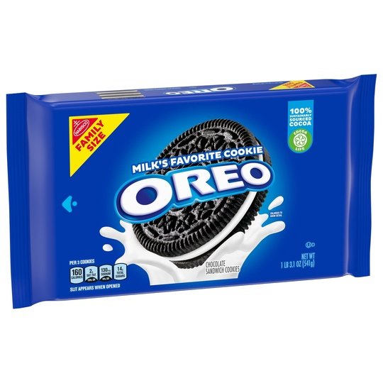 OREO Chocolate Sandwich Cookies, Family Size, 19.1 oz