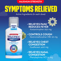 Mucinex All in One Fast Max Maximum Strength Cold and Flu Liquid Medicine, 6 fl oz
