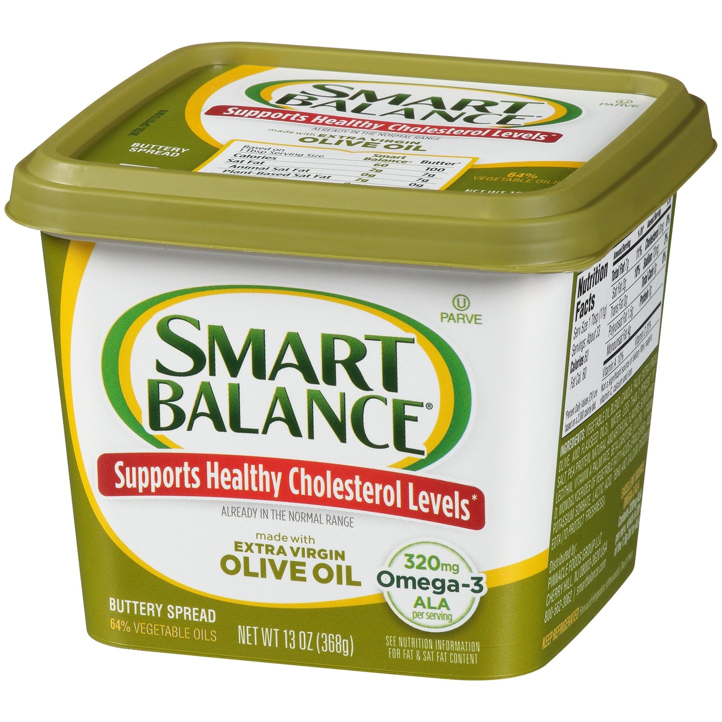 Smart Balance Extra Virgin Olive Oil Buttery Spread, 13 oz Tub