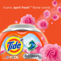 Tide Pods Laundry Detergent Soap Packs with Downy, April Fresh, 32 Ct