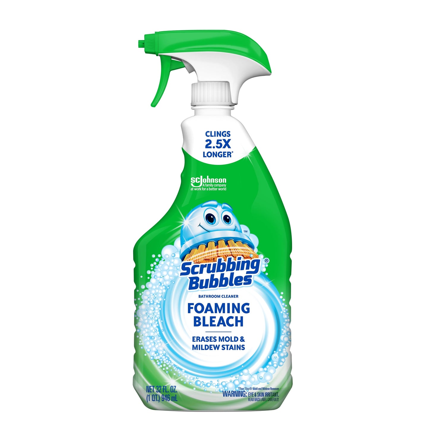 Scrubbing Bubbles Foaming Bleach Bathroom Cleaner, Trigger Bottle - 32oz