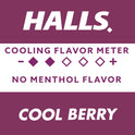 HALLS Throat Soothing (Formerly HALLS Breezers) Cool Berry Throat Drops, 25 Drops