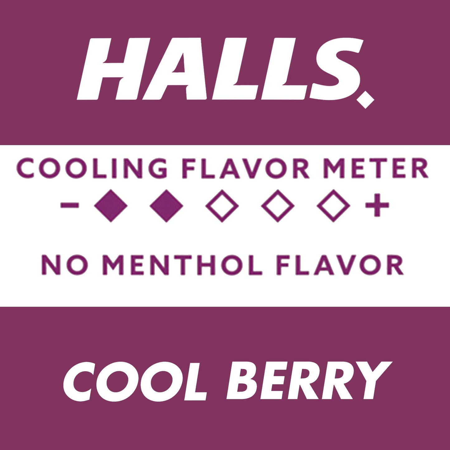 HALLS Throat Soothing (Formerly HALLS Breezers) Cool Berry Throat Drops, 25 Drops