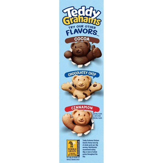 NABISCO TEDDY GRAHAMS HONEY COOKIES 10 OZ