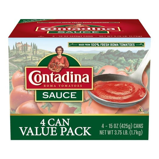 (4 Cans) Contadina Tomato Sauce, 15 oz Cans