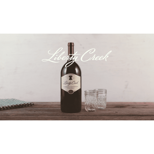Liberty Creek Cabernet Sauvignon  Red Wine, California, 1.5 Liter Glass Bottle