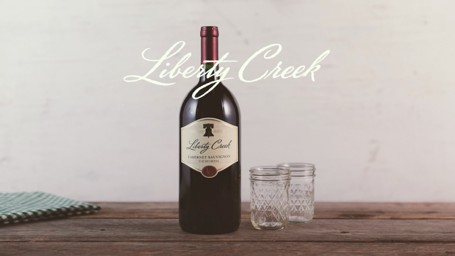 Liberty Creek California Merlot Red Wine, 1.5 Liter Glass Bottle