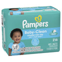 Pampers Baby Fresh Baby Wipes 3X Flip-Top Packs 216 Wipes