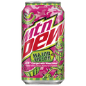 Mountain Dew Major Melon Watermelon Citrus Soda Pop, 12 oz, 12 Pack Cans