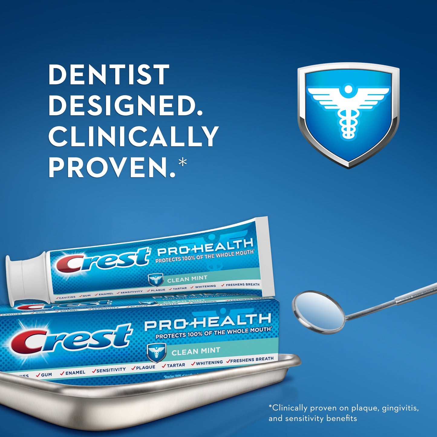 Crest Pro-Health Clean Mint Toothpaste, 4.6oz, Twin Pack