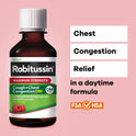 Robitussin Max Strength Non-Drowsy Cough Congestion DM and Cold Medicine, 8 Fl Oz