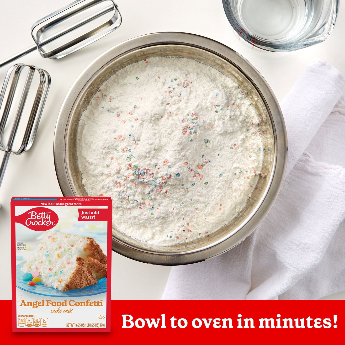 Betty Crocker Angel Food Confetti Cake Mix, 16.75 oz.