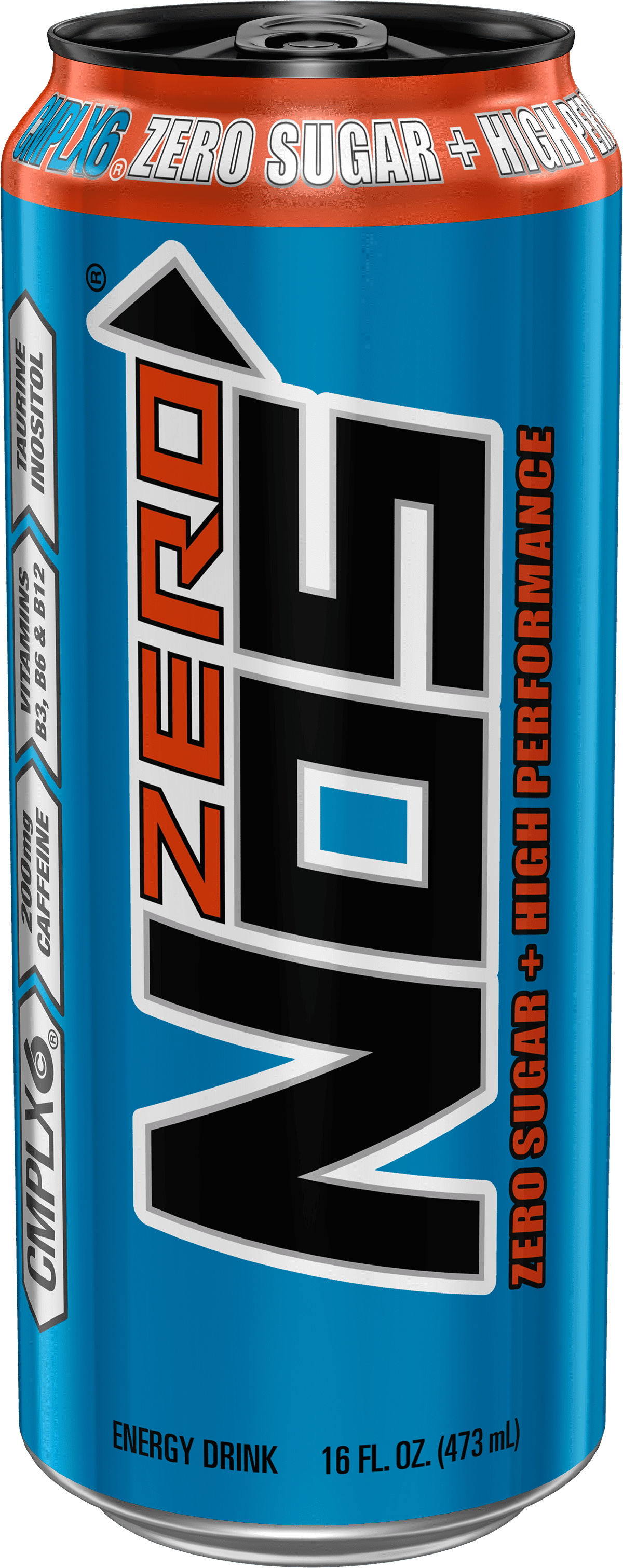 NOS High Permance Energy Drink, Zero Sugar, 16 fl oz