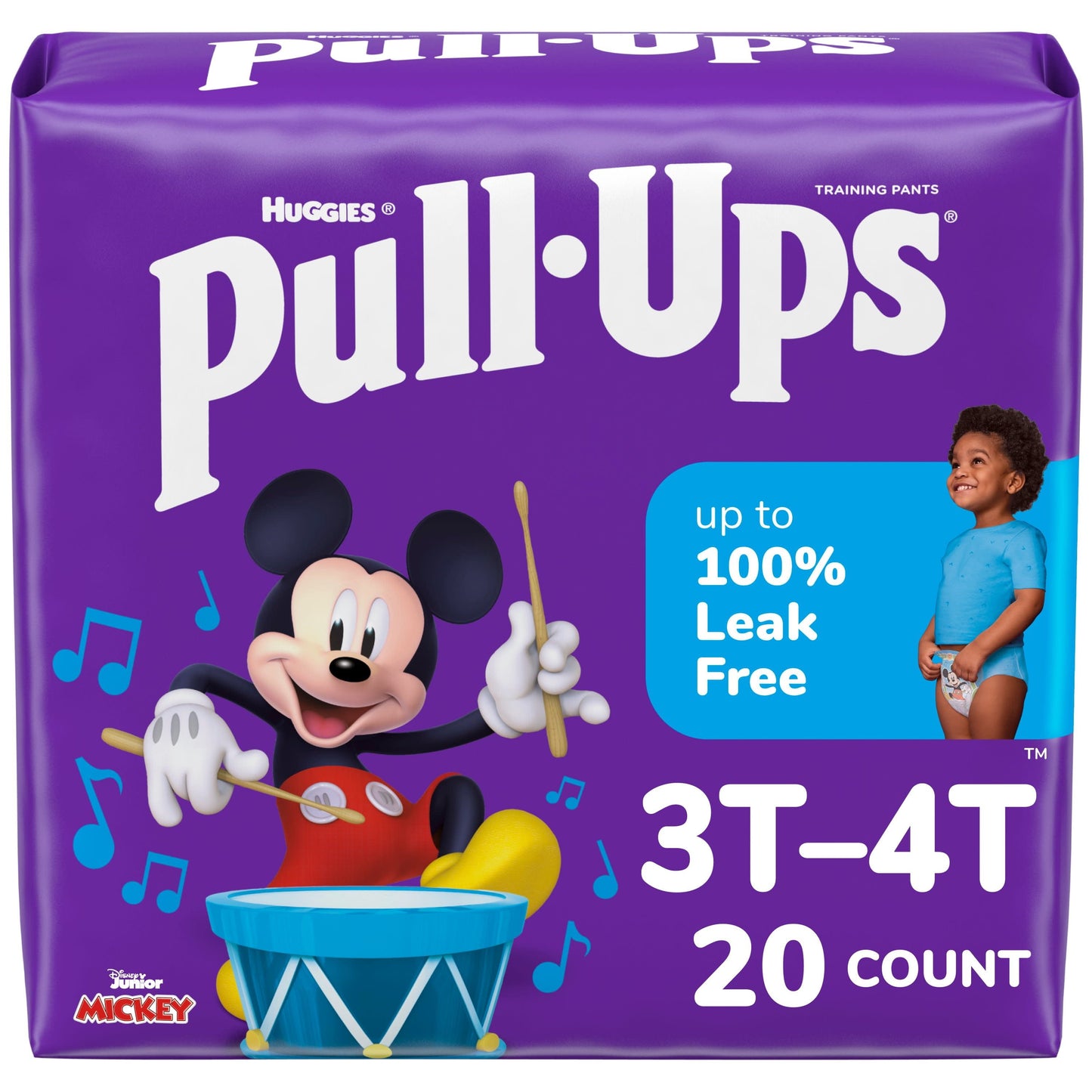 Pull-Ups Boys' Potty Training Pants, 3T-4T (32-40 lbs), 20 Count