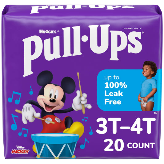 Pull-Ups Boys' Potty Training Pants, 3T-4T (32-40 lbs), 20 Count