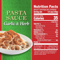 Hunt's Garlic & Herb Pasta Sauce, 100% Natural Tomato Sauce, Spaghetti Sauce, 24 oz Can