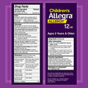 Allegra Children's 12 Hour Non-Drowsy Antihistamine Allergy Relief Medicine 30mg Grape Flavor Liquid 4oz