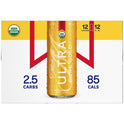 Michelob ULTRA Pure Gold Organic Light Lager, 12 Pack Beer, 12 fl oz Cans, 3.8% ABV, Domestic