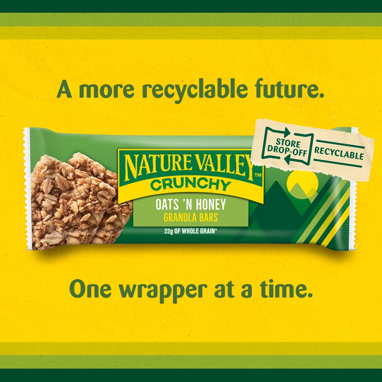 Nature Valley Crunchy Granola Bars, Oats 'n Honey, 12 Bars, 8.94 OZ (6 Pouches)