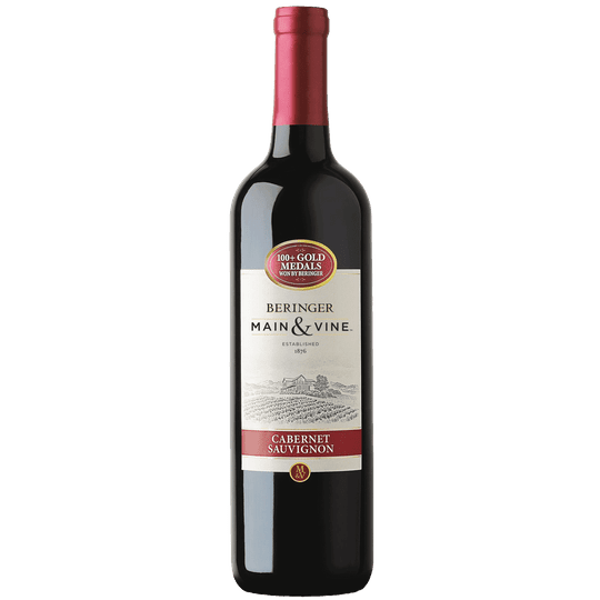 Beringer Main & Vine Cabernet Sauvignon California Red Wine, 750 ml Glass, ABV 13.50%