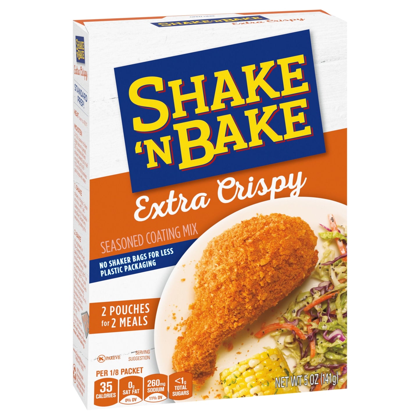 Shake 'N Bake Extra Crispy Seasoned Coating Mix, 5 oz Box, 2 ct Packets