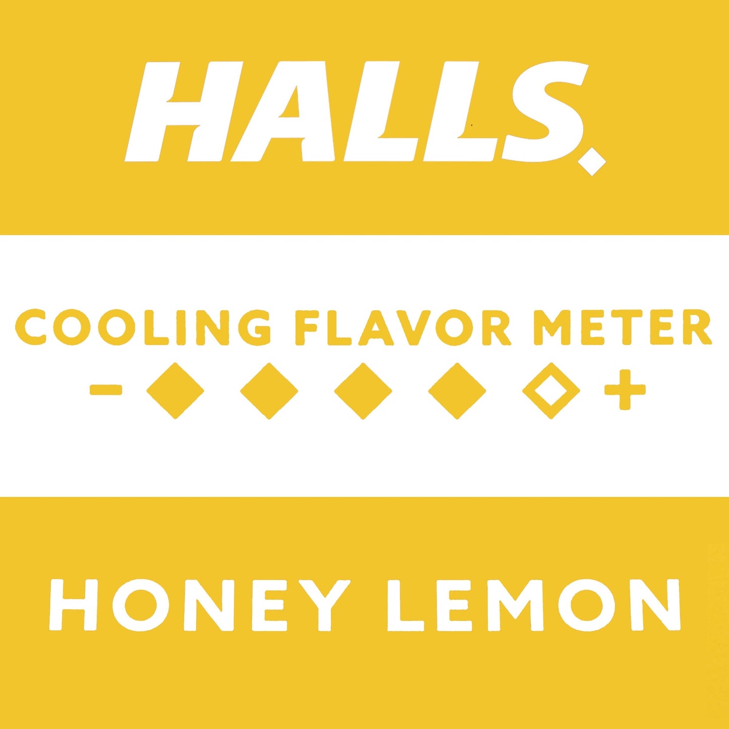 HALLS Relief Honey Lemon Cough Drops, 30 Drops