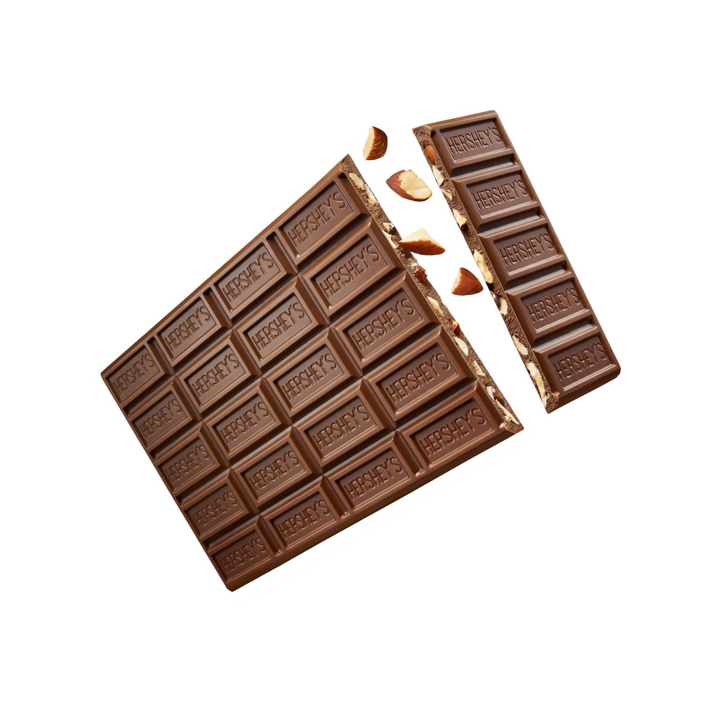 Hershey's Milk Chocolate with Almonds Giant Candy, Bar 7.37 oz, 25 Pieces