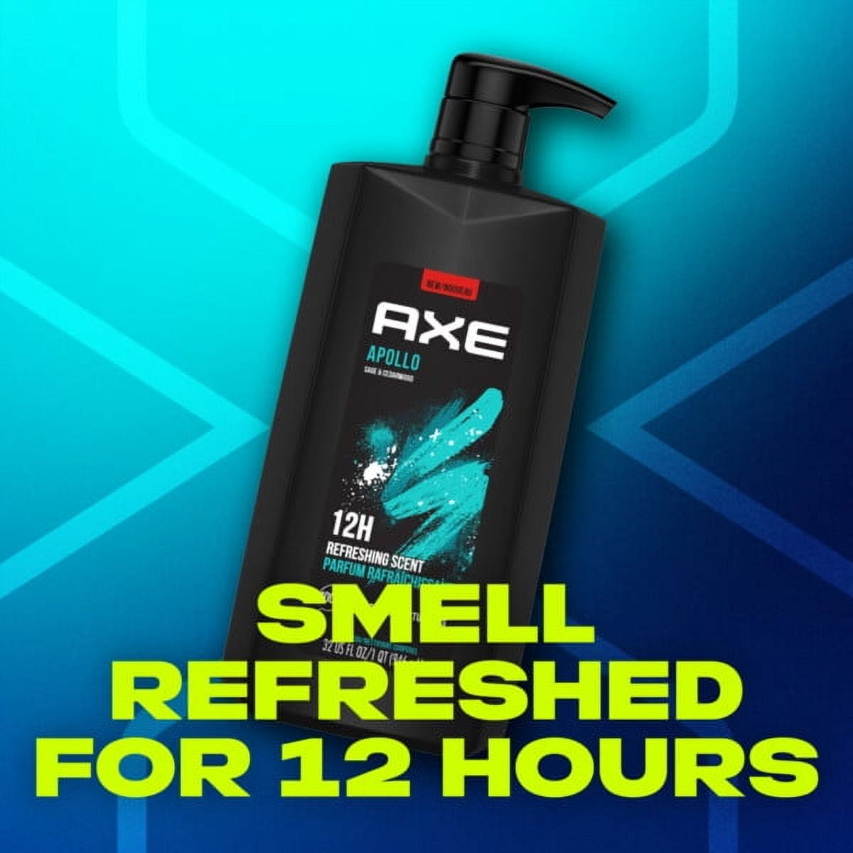 Axe Apollo Refreshing Daily Use Body Wash, Sage and Cedarwood, 32 fl oz