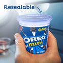 OREO Mini Chocolate Sandwich Cookies, Go-Paks, 3.5 oz Cup